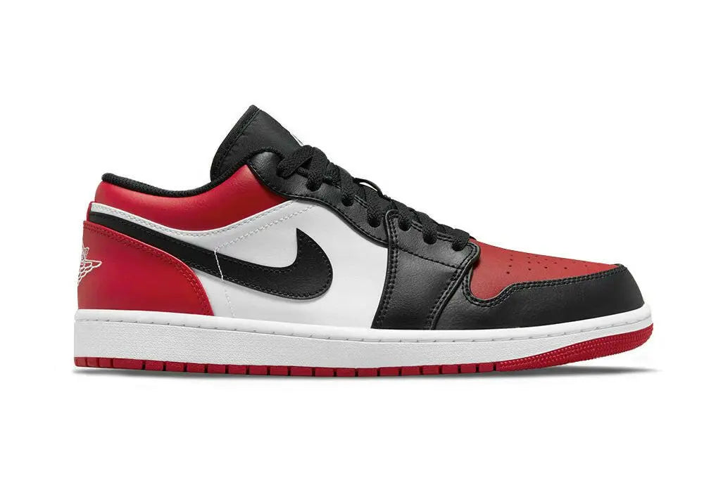 Air Jordan 1 Low Bred Toe Jordan