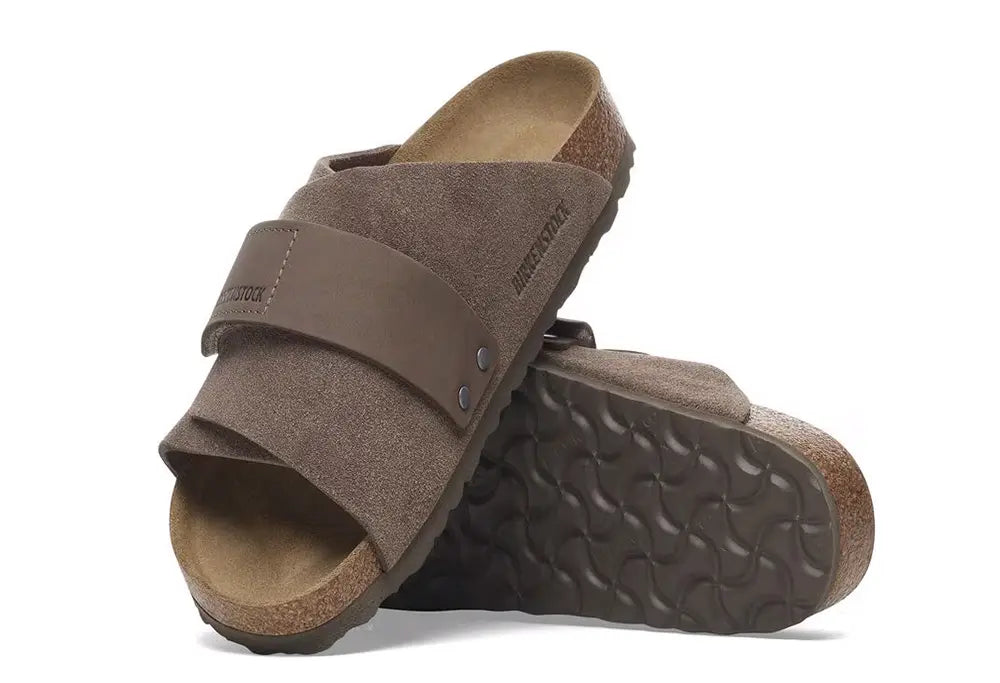 BIRKENSTOCK Kyoto Suede Concrete Gray Birkenstock