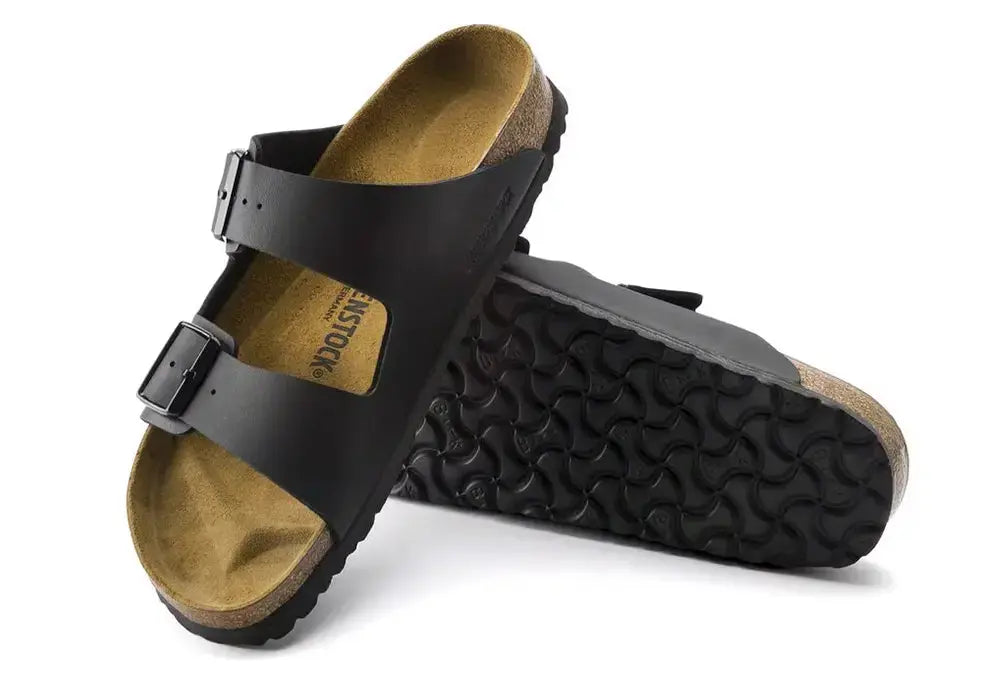 Birkenstock Arizona Birko-Flor - Noir - NARROW FIT Birkenstock
