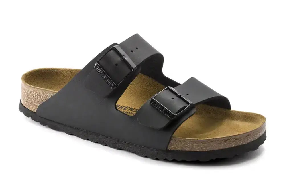 Birkenstock Arizona Birko-Flor - Noir - NARROW FIT Birkenstock