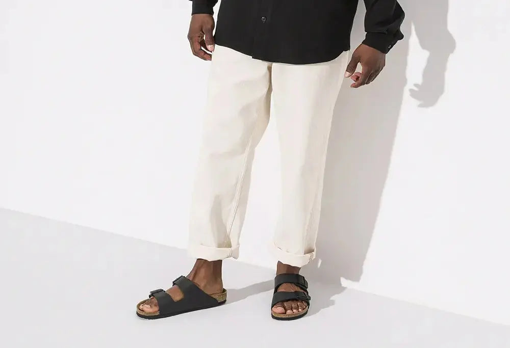 Birkenstock Arizona Birko-Flor - Noir - NARROW FIT Birkenstock