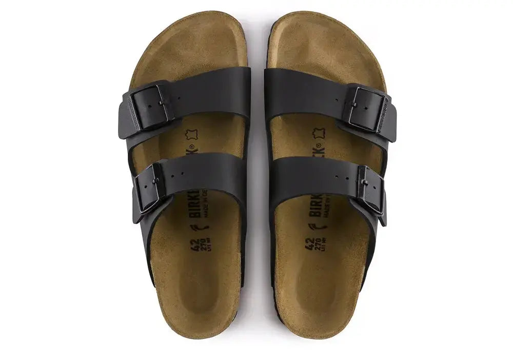 Birkenstock Arizona Birko-Flor - Noir - NARROW FIT Birkenstock