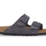 Birkenstock Arizona Velvet Grey NARROW FIT Birkenstock