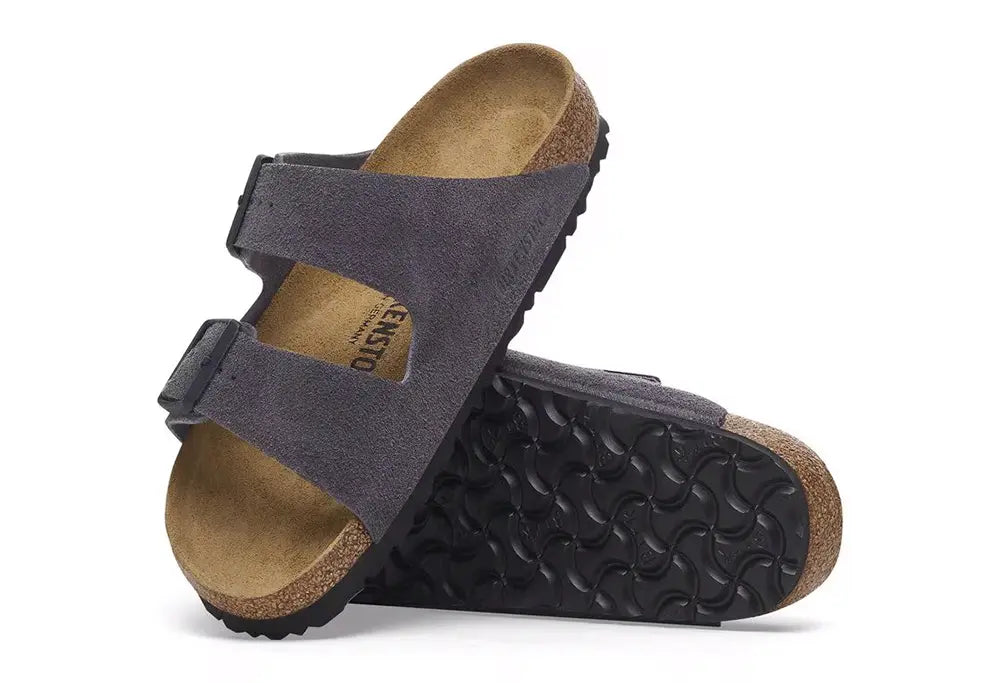 Birkenstock Arizona Velvet Grey REGULAR FIT Birkenstock