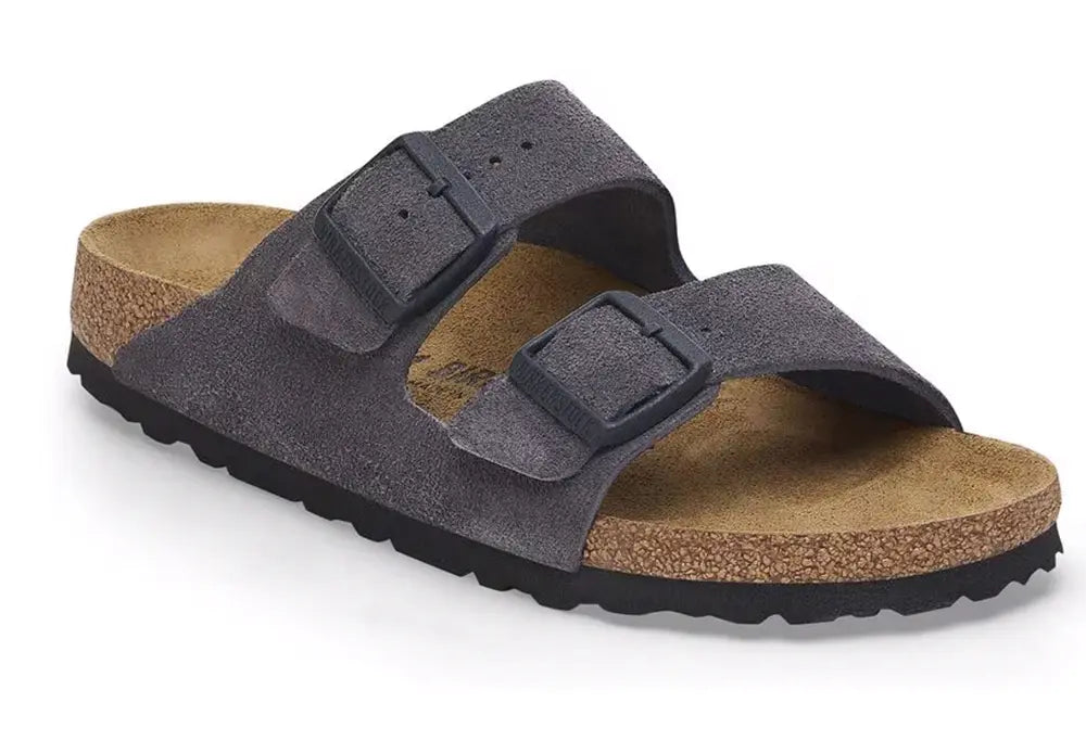Birkenstock Arizona Velvet Grey REGULAR FIT Birkenstock