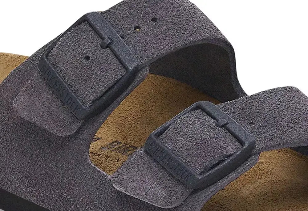 Birkenstock Arizona Velvet Grey REGULAR FIT Birkenstock