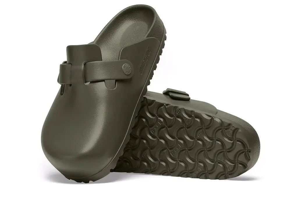 Birkenstock Boston EVA - Khaki NARROW FIT Birkenstock