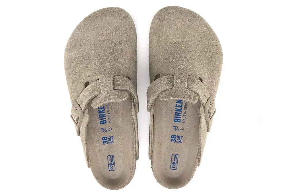 Birkenstock Boston Faded Khaki NARROW FIT Birkenstock