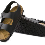 Birkenstock Milano Birko-Flor - Black - REGULAR FIT Birkenstock