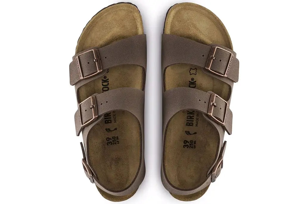 Birkenstock Milano Birko-Flor - Mocca - REGULAR FIT Birkenstock