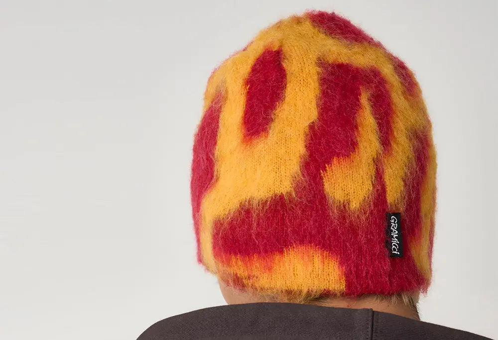 Bonnet Gramicci Mohair Burly Runningman 'Burnt Orange' Gramicci