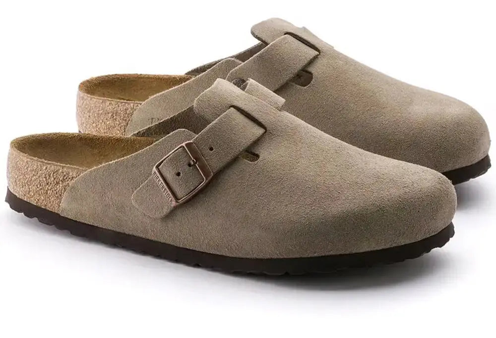 Boston BS Taupe - NARROW FIT Birkenstock