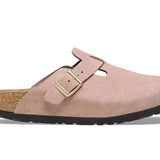 Boston Suede - Light Rose NARROW FIT Birkenstock