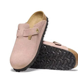 Boston Suede - Light Rose NARROW FIT Birkenstock