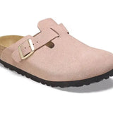 Boston Suede - Light Rose NARROW FIT Birkenstock