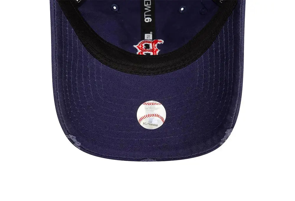 Casquette 9TWENTY Adjustable Usée Boston Red Sox Bleu Marine New Era