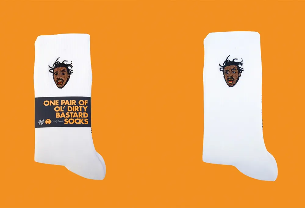Chaussettes Ol' Dirty Bastard socks Supa Dupa Goods