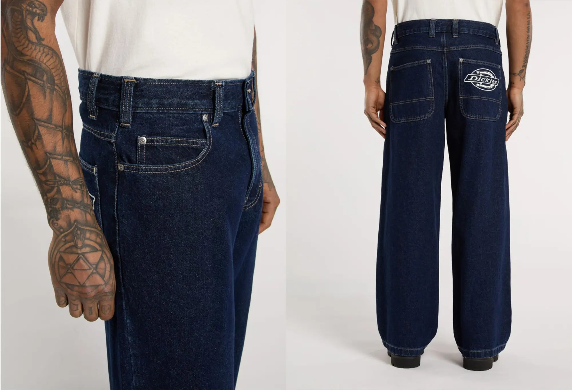 Dickies Jean droit Ample Hilham Dark Indigo Dickies