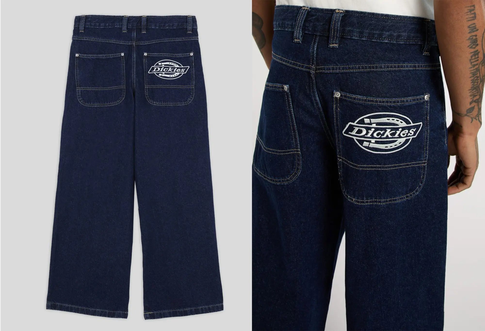 Dickies Jean droit Ample Hilham Dark Indigo Dickies