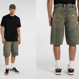 Dickies Madison Denim Shorts 'Yellow Fade' Dickies