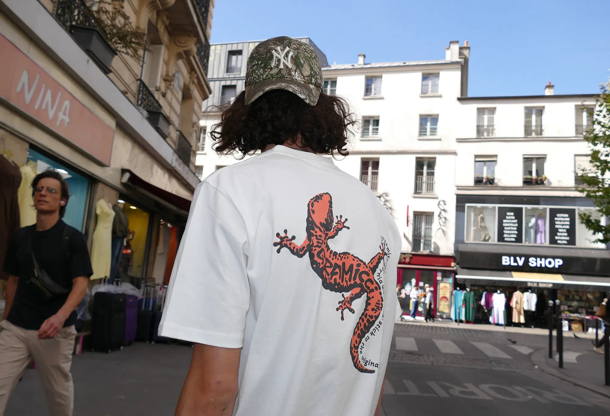 Gramicci Gecko Tee Blanc Gramicci