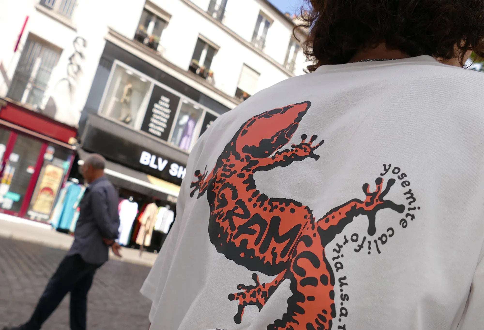 Gramicci Gecko Tee Blanc Gramicci