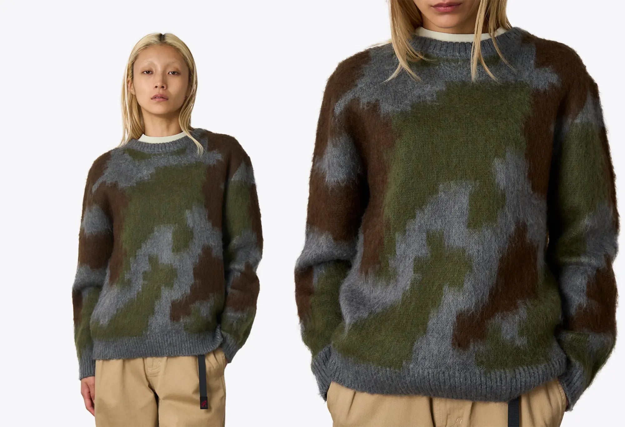Gramicci Mohair Sweat 'Digi Camo' Gramicci