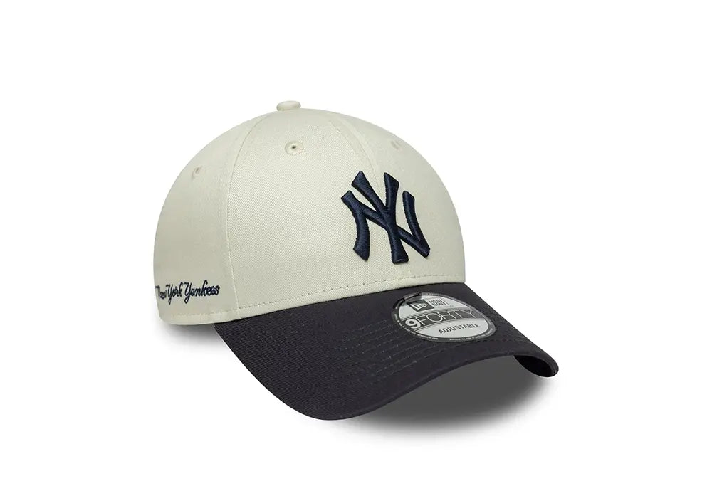 New Era 9FORTY Adjustable NY Yankees MLB Side Script New Era