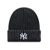 New Era Bonnet Cuff Knit Washed NY Yankees MLB - Noir - New Era