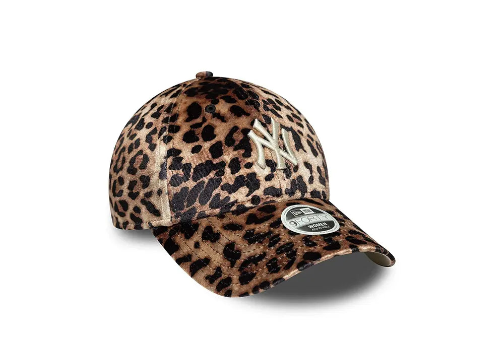 New Era Casquette 9FORTY NY Yankees MLB Leopard Velours New Era