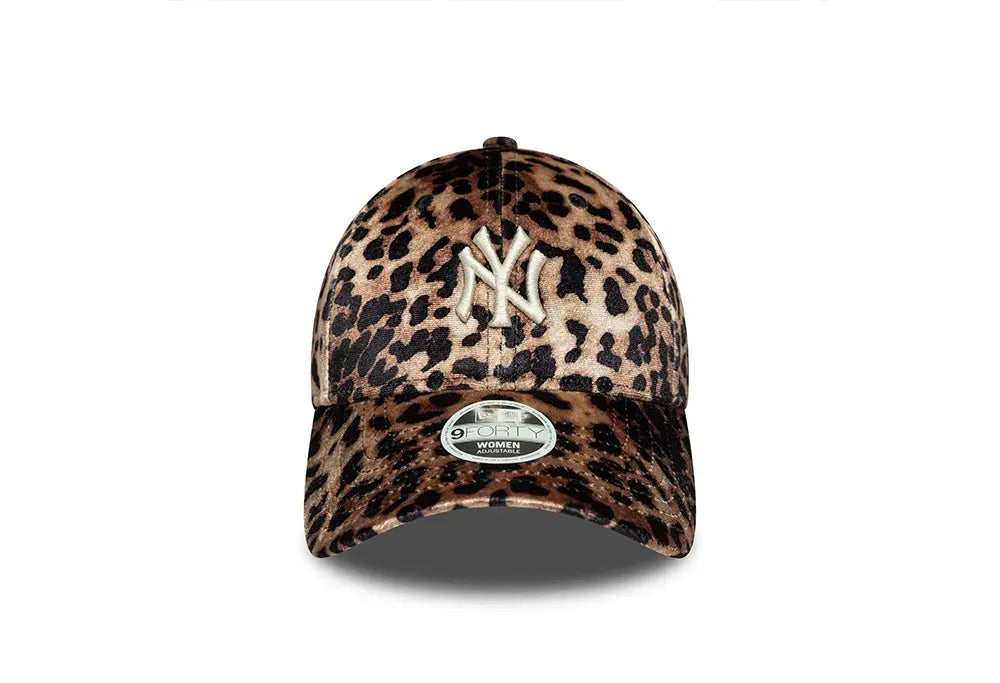 New Era Casquette 9FORTY NY Yankees MLB Leopard Velours New Era