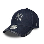 New Era Casquette 9FORTY NY Yankees MLB Sequin Bleu foncé New Era