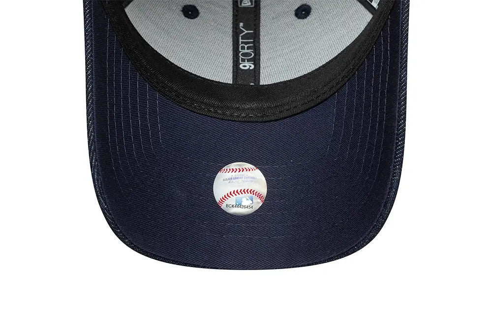 New Era Casquette 9FORTY NY Yankees MLB Sequin Bleu foncé New Era