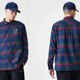 New Era Chemise NY Yankees MLB Check navy New Era