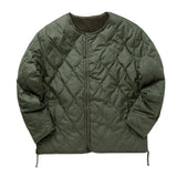 Taion MILITARY Reversible CREW-NECK JACKET - Olive Taion