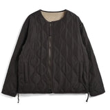Taion MILITARY Reversible Crew-neck JACKET - Choco Taion