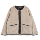 Taion MILITARY Reversible Crew-neck JACKET - Choco Taion