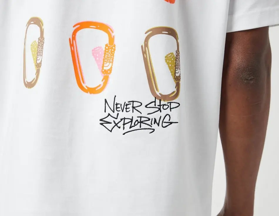 The North Face Nse Unisex Oversized T-Shirt Blanc The North Face