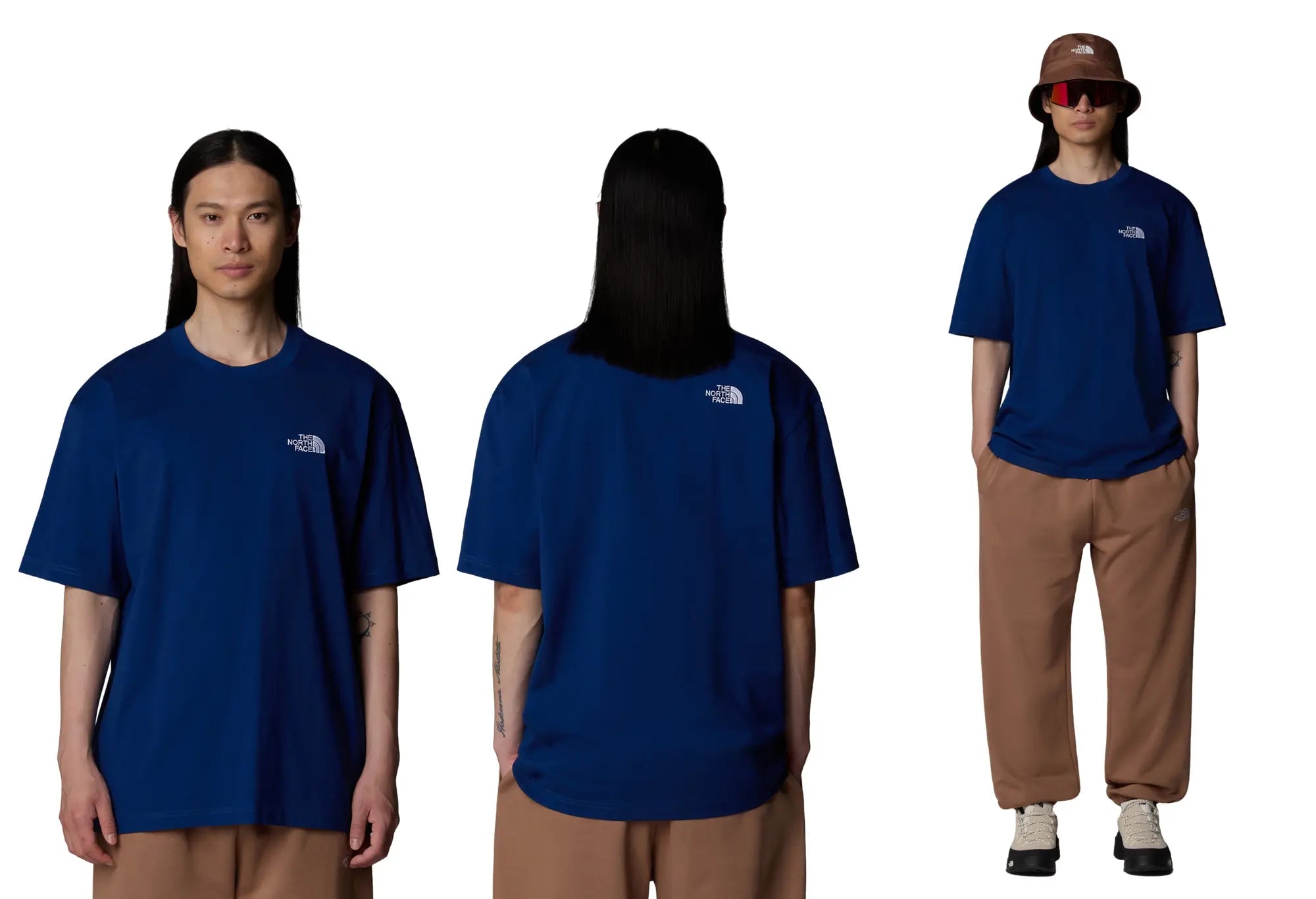 The North Face T-shirt oversize Simple Dome Bleu The North Face