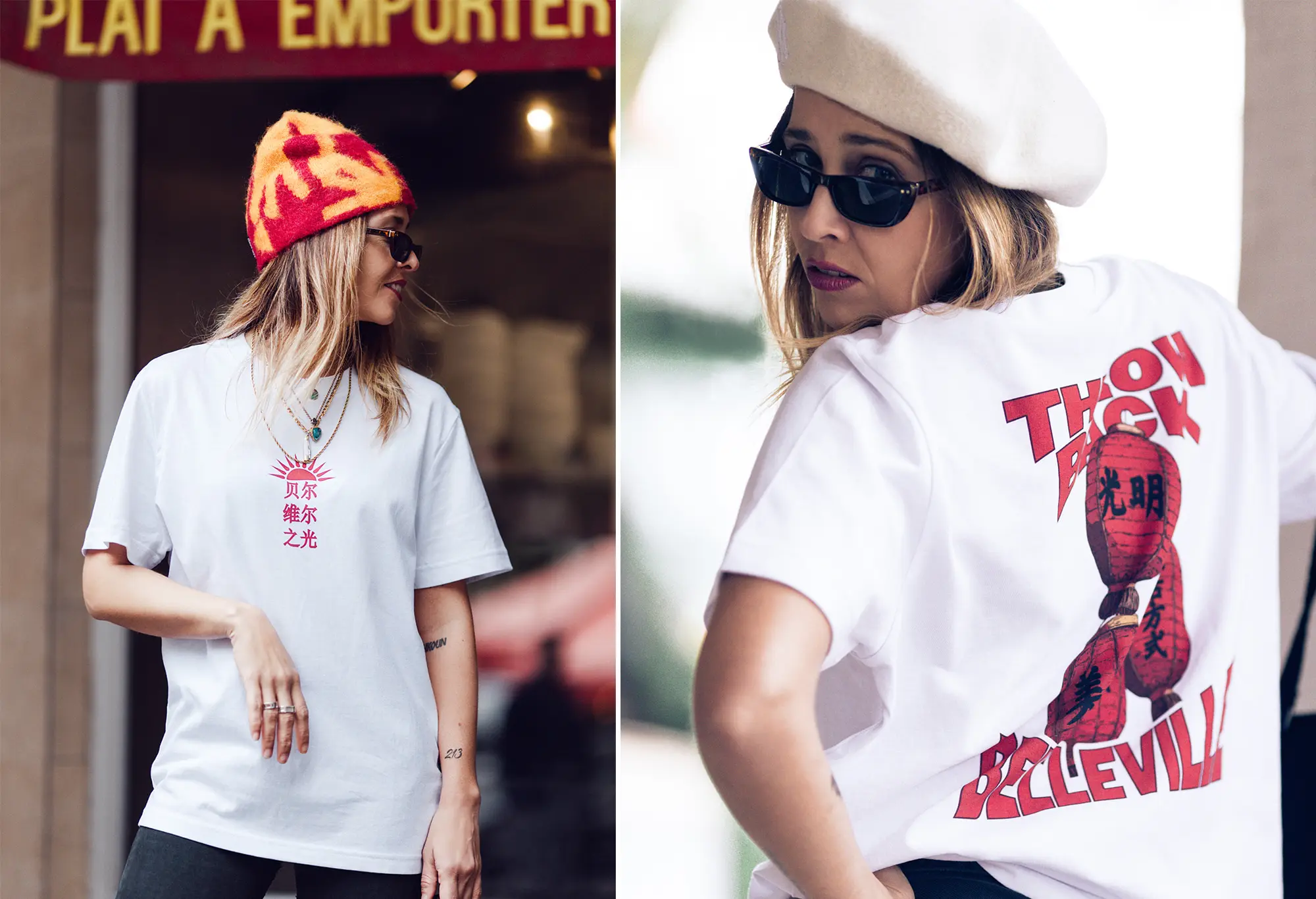 Throwback Belleville 'Lanternes' T-Shirt Unisex Throwback