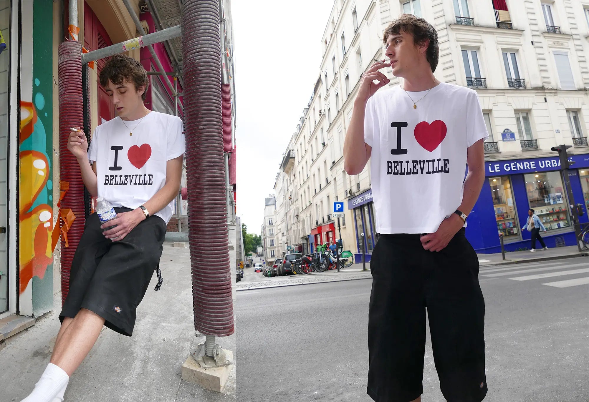 Throwback T-Shirt 'I LOVE BELLEVILLE' Throwback