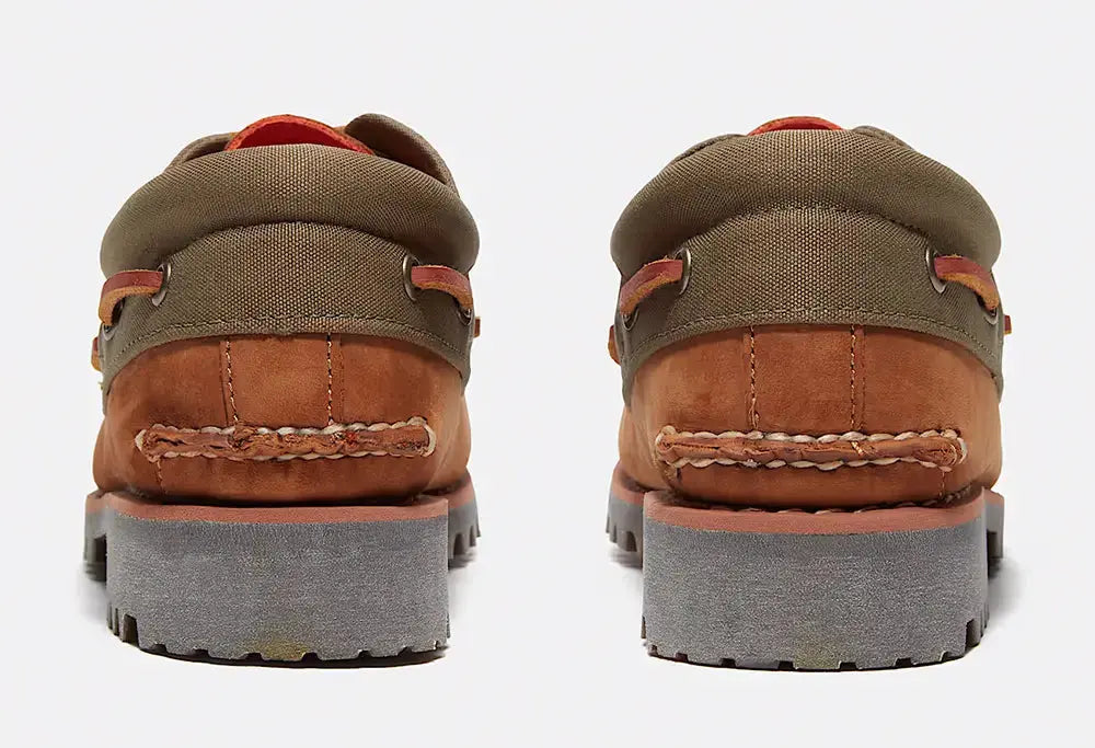 Timberland Authentic 3 Eye boat Medium Brown Nubuck Timberland
