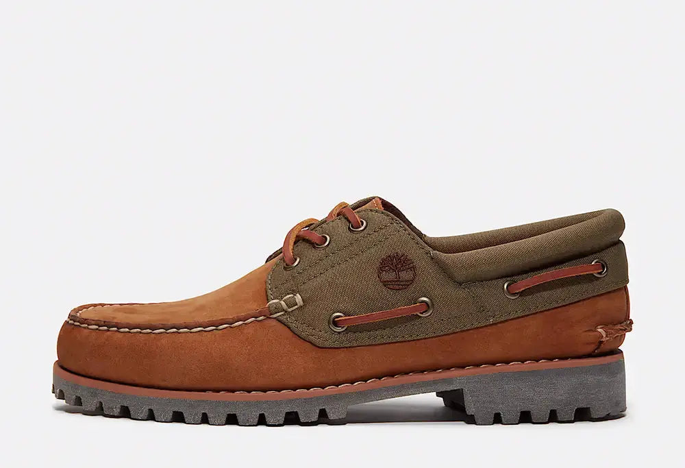 Timberland Authentic 3 Eye boat Medium Brown Nubuck Timberland