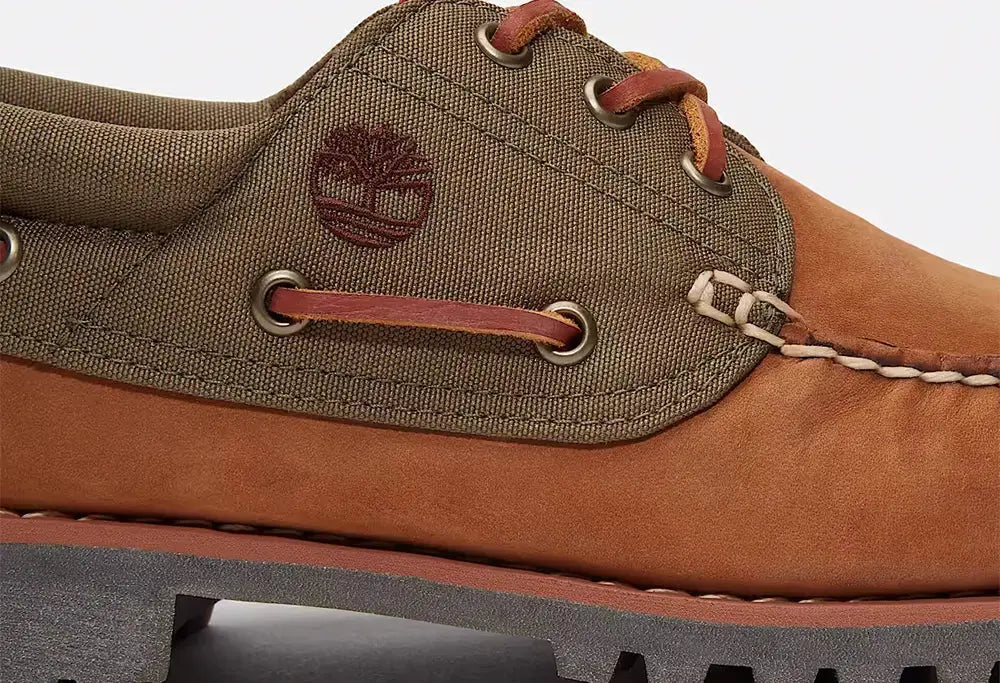 Timberland Authentic 3 Eye boat Medium Brown Nubuck Timberland