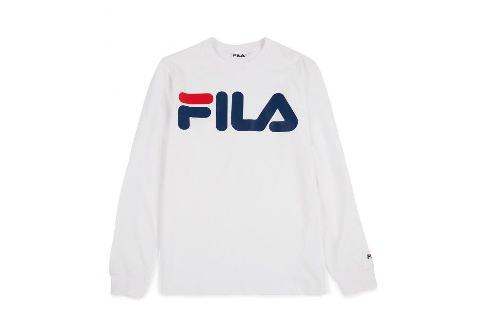 Fila Classic Logo Long Sleeves Tee Bright White