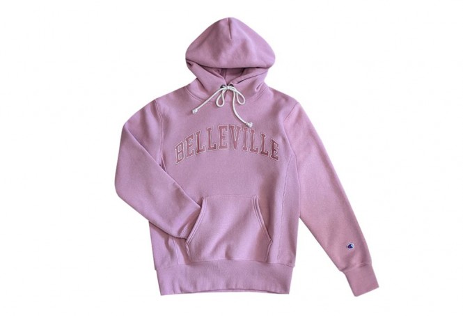 'Belleville' Pink Hoodie