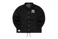New York Yankees MLB Black Coaches Jacket