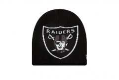 Raiders Skull Knit Beanie Hat