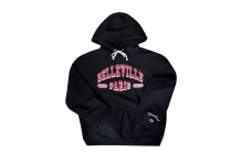 'Paris-Belleville' Black hoodie