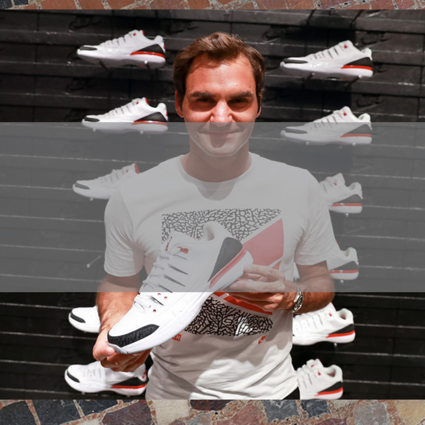 Nike célèbre Roger Federer at Kith SOHO pop up Store